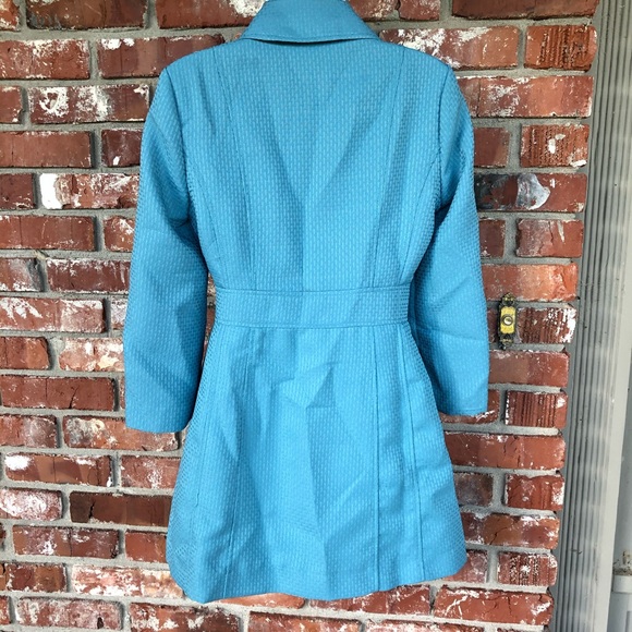 Tulle teal lightweight peacoat junior size Small - Picture 3 of 7